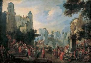 Festa Di Paese Con Architetture
