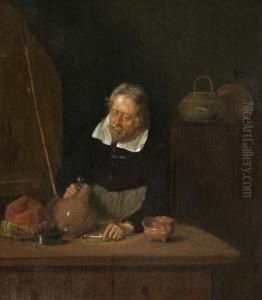 "der Kannekijker". by Quiringh Gerritsz. van Brekelenkam