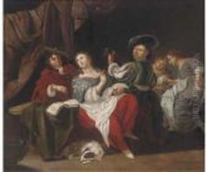 Elegant Company Making Music In An Interior Elegant Company Making Music In An Interior
