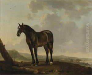 Portrait Of A Horse In A Landscape