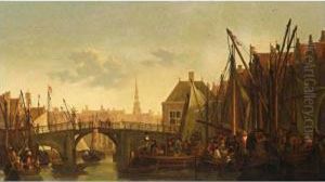 Dordrecht: A View Of The by Abraham Van Calraet
