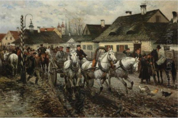 A Horse Market In Poland - view 1