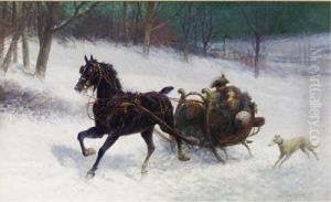A Ride In The Sleigh by Jan van Chelminski