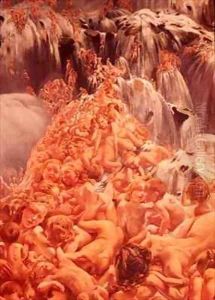 The Glacier the Torrent by Leon Henri Marie Frederic