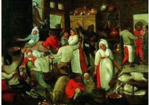 Scene D'interieur De Cuisine