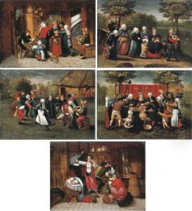 The Dressing Of The Bride by Marten Van Cleve