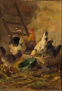Le Poulailler by Edmond Van Coppenolle