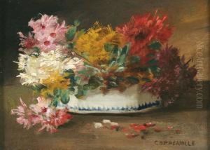La Jardiniere Fleurie by Edmond Van Coppenolle