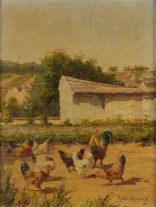 Les Poules by Edmond Van Coppenolle