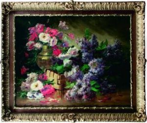 Roses, Pavots Et Lilas by Jacques Van Coppenolle