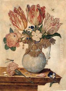 Tulips by Jan Baptist van Fornenburgh