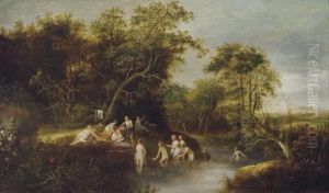 Diana And Her Nymphs Bathing