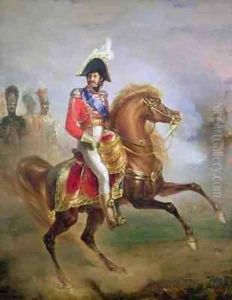 Joachim Murat 1767-1815 on Horseback by Joseph Franque