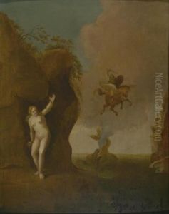 Perseus Befreit Andromeda. by Abraham van Cuylenborch