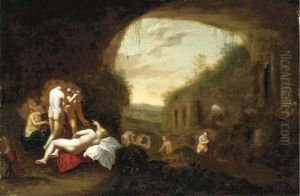 Diana And Her Nymphs Bathing