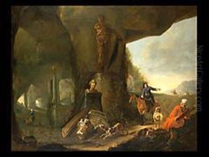 Ruckkehr Von Der Falkenjagd by Abraham van Cuylenborch