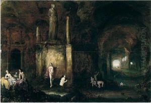 Diana And Actaeon by Abraham van Cuylenborch