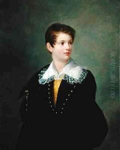 Portrait of Frederic Napoleon Baciocchi 1815-33 by Joseph Franque