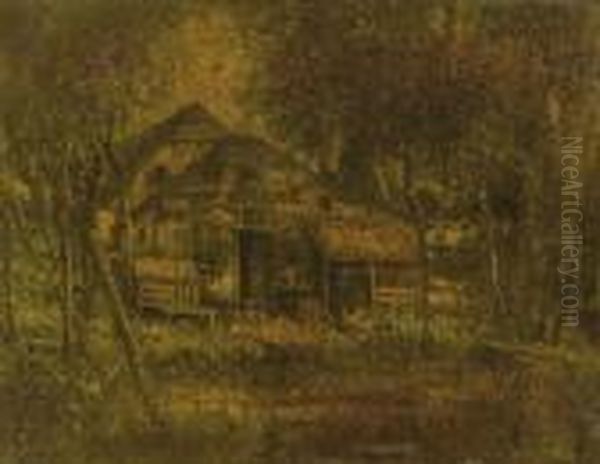 Stable Behind A Farm - view 1