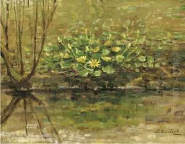 Yellow Flowers On The Waterside - view 1