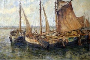 Bateau De Peche by Frans Van Damme