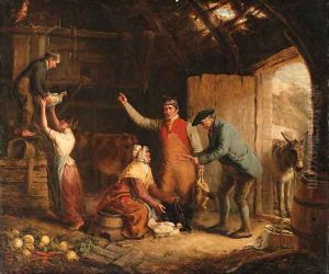 The poultry buyer by Alexander Snr Fraser