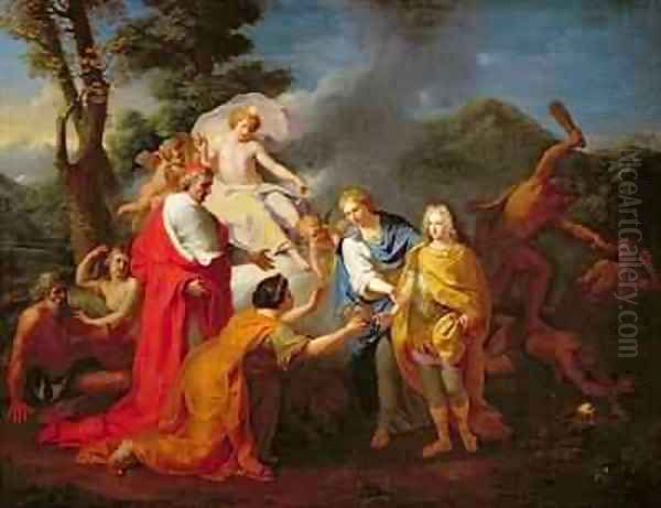 Allegory of the Recognition of Philippe de France 1683-1746 Duke of Anjou as King of Spain - view 1