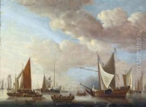Imbarcazioni Sul Mare Tranquillo by Jan Van De Capelle