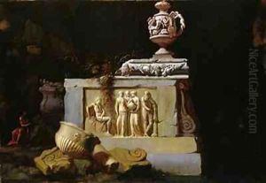 Classical ruins by William Gowe Ferguson
