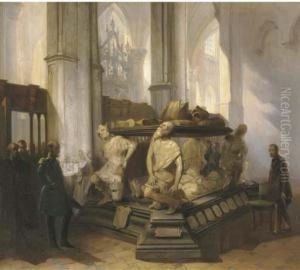 The Prinsenkapel At The Grote Kerk, Breda by Jan Wandelaar