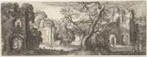 Bare Tree Among Ruins