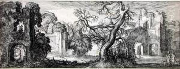 Der Kahle Baum Zwischen Ruinen - view 1