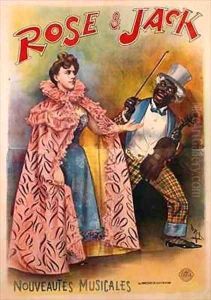 Poster advertising Rose and Jack by Candido Aragonez de Faria
