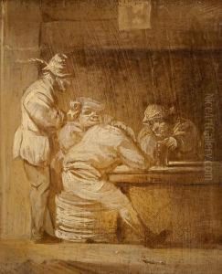 Wirtshausszene by Adriaen Pietersz. Van De Venne