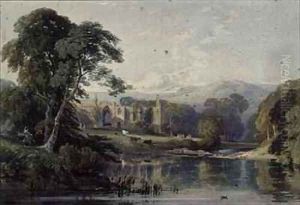 Bolton Abbey by George Arthur Fripp