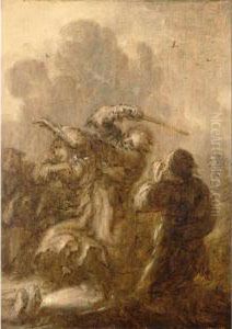 Other Properties
Dartel Arm: A Man Beating His Wife With Other Figures Watching by Adriaen Pietersz. Van De Venne