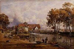 Streatley Mill On the Thames by George Arthur Fripp