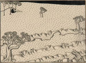 Landschap: Bomen En Velden - Reinaert Gaat Binnen In Malpertuus (1909)
