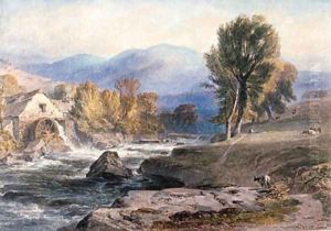 The Old Mill, North Wales by George Arthur Fripp