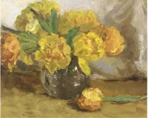 Yellow Tulips by Ans Van Den Berg