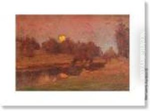 Landscape Atfull Moon by Frits Van Den Berghe