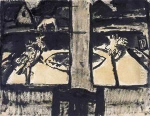 Lente Onder Mijn Venster (lente Vanuit Mijn Raam) (1920) by Frits Van Den Berghe