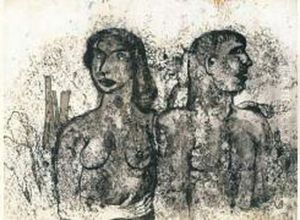 Het Koppel - Le Couple by Frits Van Den Berghe