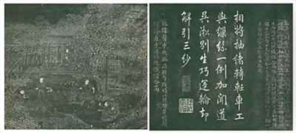 Fang xian Spinning the yarn from Yuti minhua tu - view 1
