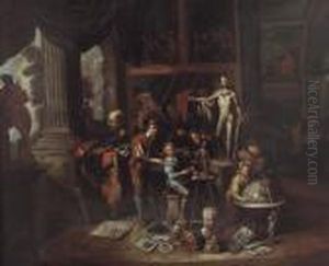 Bottega Dello Scultore by Balthazar Van Den Bossche
