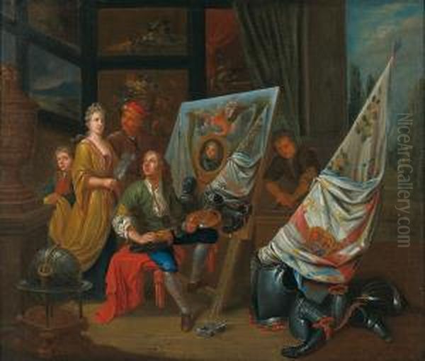 Visite Dans L'atelier Du Peintre Pour Le Portrait Du Dauphin - view 1