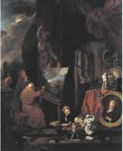 L'atelier Du Peintre by Balthazar Van Den Bossche
