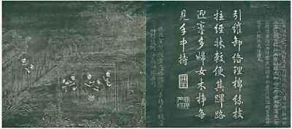 Wan jing Coiling the yarn from Yuti minhua tu - view 1