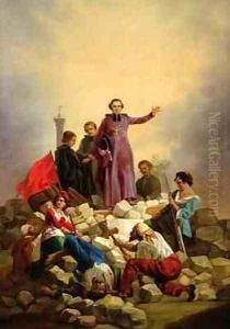 Archbishop Affre on the Barricades