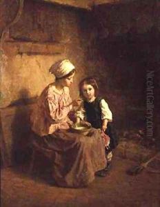 Supper Time by Charles Edouard Frere